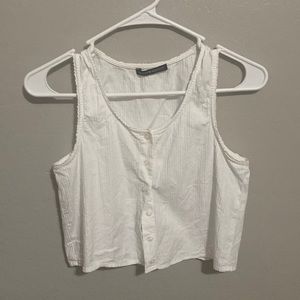 Brandy Melville white tank top